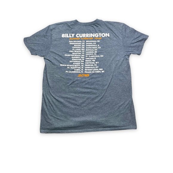 Billy Currington Mens Size Large 2016 Summer Forever Tour T-Shirt - Picture 3 of 6